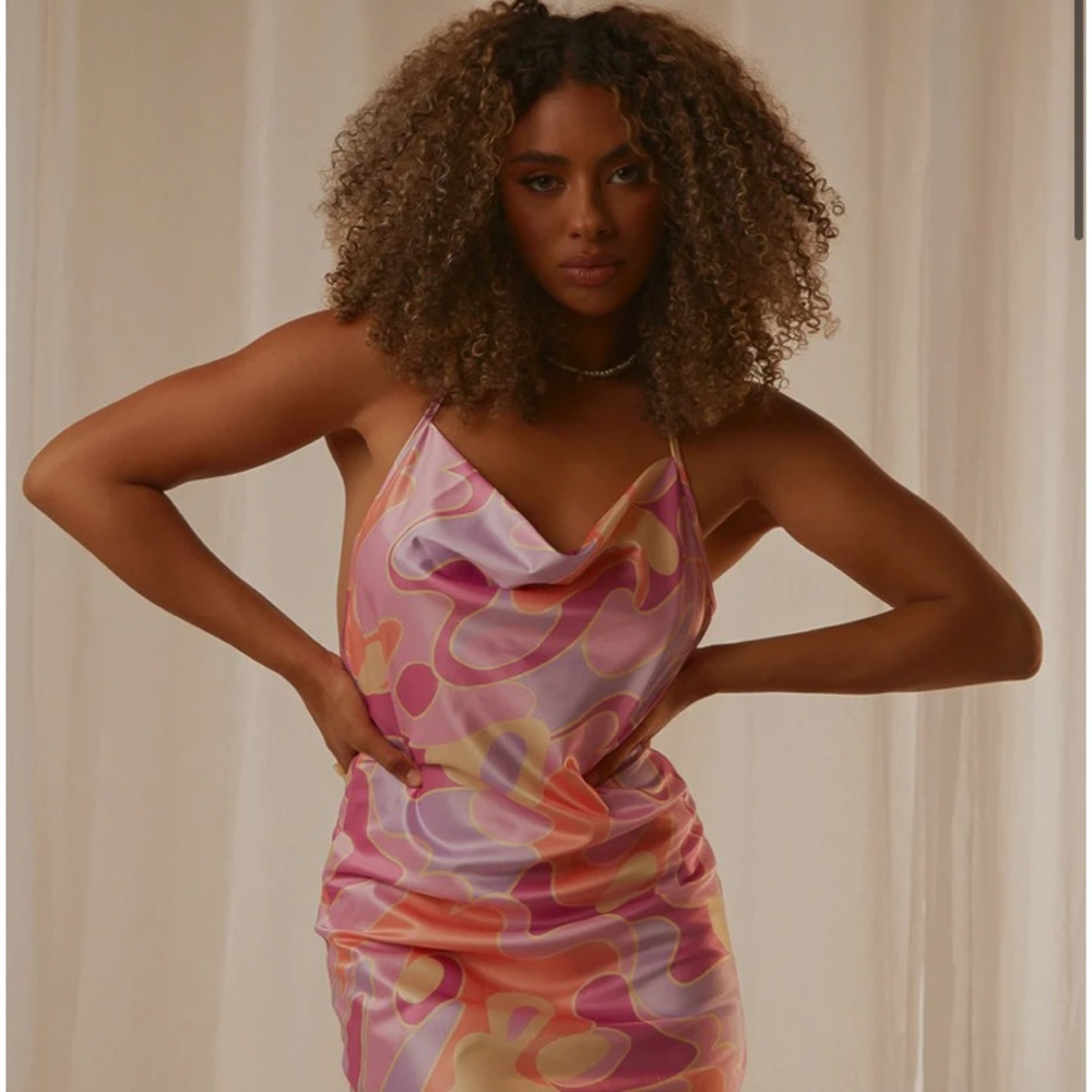 funky retro dress NWT